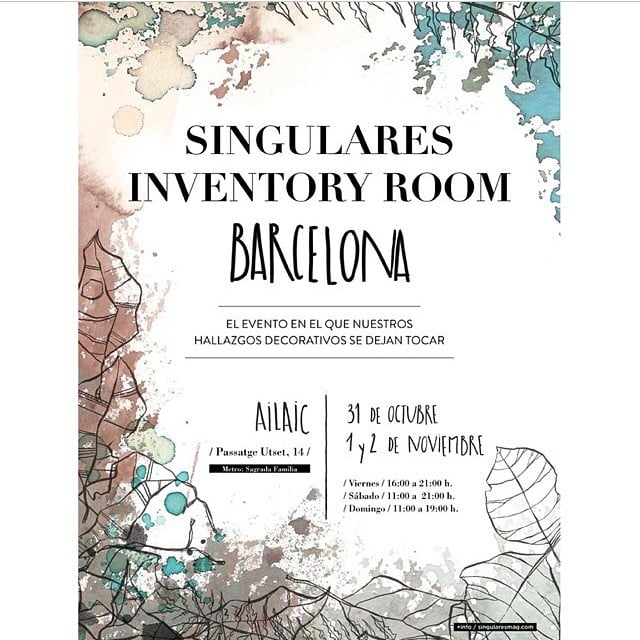 Este viernes estaremos visitando el evento de @singularesmag en #barcelona! No os lo perdáis!